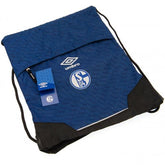 Schalke gymtas Umbro blauw